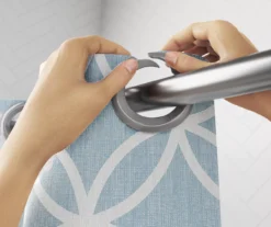 Emma Blue EZ Hang Shower Curtain -Home Store 810507743 A8 4