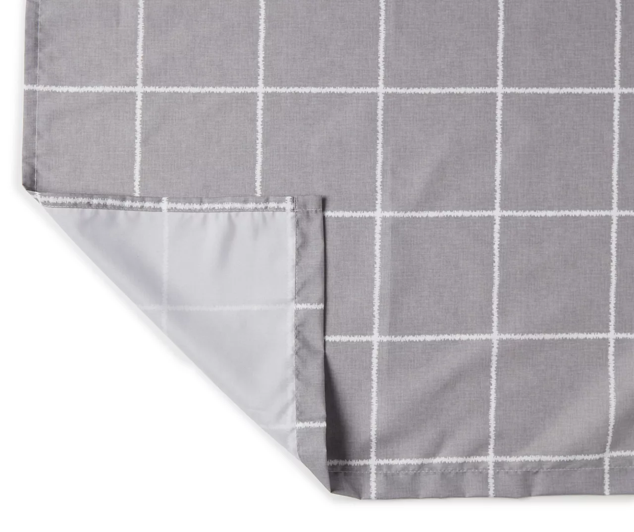 Gray Ronan Valance & Tier 3-Piece Curtain Set 5 Gray Ronan Valance & Tier 3-Piece Curtain Set - Image 3