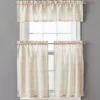 Taupe Ronan Valance & Tier 3-Piece Curtain Set -Home Store 810511104