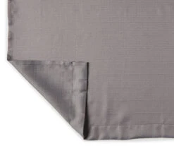 Gray Tucker Valance & Tier 3-Piece Curtain Set -Home Store 810511406 2