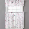 Utensils Print Valance & Tier 3-Piece Curtain Set -Home Store 810511417