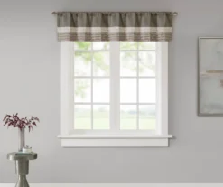 Salem Pintuck Rod Pocket Valance -Home Store 810518019