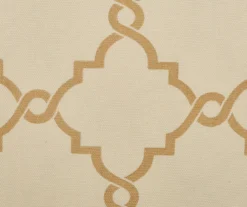 Sereno Fretwork Beige & Gold Light-Filtering Grommet Curtain Panel, (95") 20 Sereno Fretwork Beige & Gold Light-Filtering Grommet Curtain Panel, (95") -Home Store 810518028 810518029 810518030 6