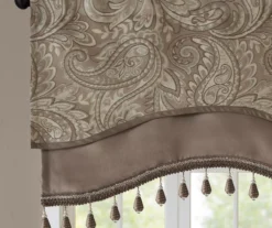 Valerie Beaded Rod Pocket Valance 30 Valerie Beaded Rod Pocket Valance -Home Store 810518036 2