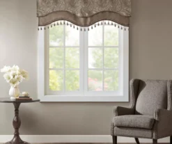 Valerie Beaded Rod Pocket Valance 22 Valerie Beaded Rod Pocket Valance -Home Store 810518036