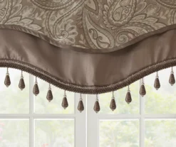 Valerie Beaded Rod Pocket Valance 31 Valerie Beaded Rod Pocket Valance -Home Store 810518036 3