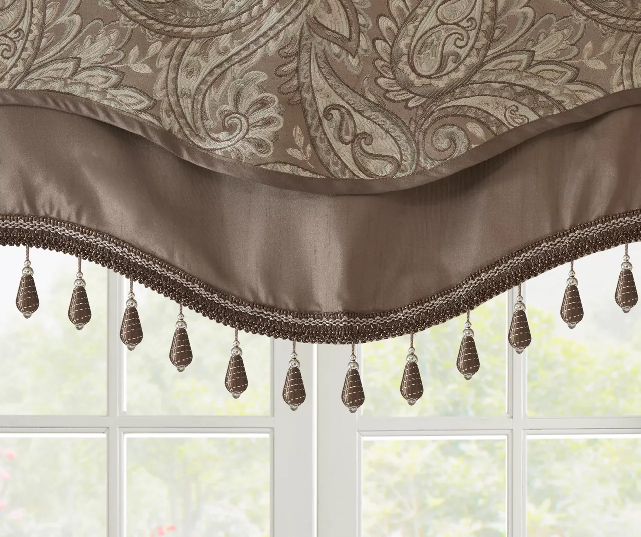 Valerie Beaded Rod Pocket Valance 13 Valerie Beaded Rod Pocket Valance - Image 11