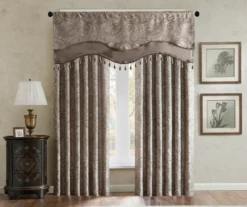 Valerie Beaded Rod Pocket Valance 32 Valerie Beaded Rod Pocket Valance -Home Store 810518036 4