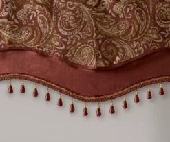 Valerie Beaded Rod Pocket Valance 36 Valerie Beaded Rod Pocket Valance -Home Store 810518037 3