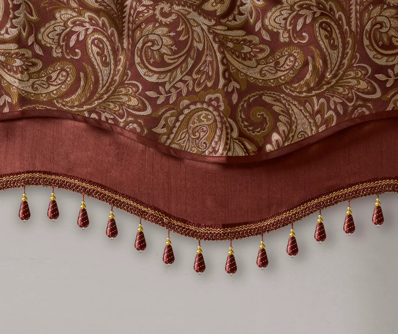 Valerie Beaded Rod Pocket Valance 18 Valerie Beaded Rod Pocket Valance - Image 16