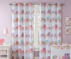 Striking Owl Blackout Grommet Curtain Panel, (63") -Home Store 810518073 810518074 2