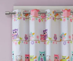 Striking Owl Blackout Grommet Curtain Panel, (63") -Home Store 810518073 810518074 3