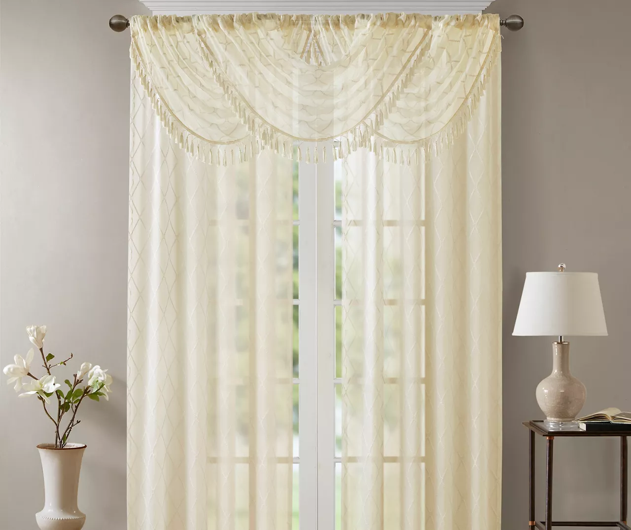 Clarissa Diamond Waterfall Valance 15 Clarissa Diamond Waterfall Valance - Image 13