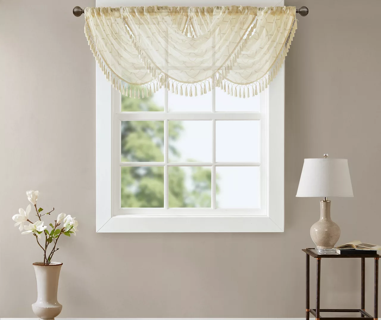 Clarissa Diamond Waterfall Valance 4 Clarissa Diamond Waterfall Valance - Image 2