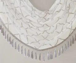 Clarissa Diamond Waterfall Valance 38 Clarissa Diamond Waterfall Valance -Home Store 810518167 3 1