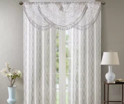 Clarissa Diamond Waterfall Valance 39 Clarissa Diamond Waterfall Valance -Home Store 810518167 4 1