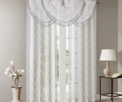 Clarissa Diamond Waterfall Valance 40 Clarissa Diamond Waterfall Valance -Home Store 810518167 5 1