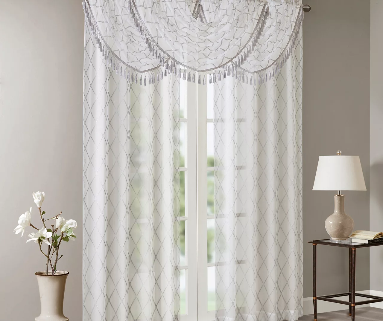 Clarissa Diamond Waterfall Valance 21 Clarissa Diamond Waterfall Valance - Image 19