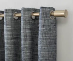 Wilbon Navy Denim Blackout Grommet Curtain Panel, (84") 13 Wilbon Navy Denim Blackout Grommet Curtain Panel, (84") -Home Store 810518489 2