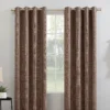 Wilbon Russet Linen Blackout Curtain Panel, (84") -Home Store 810518492