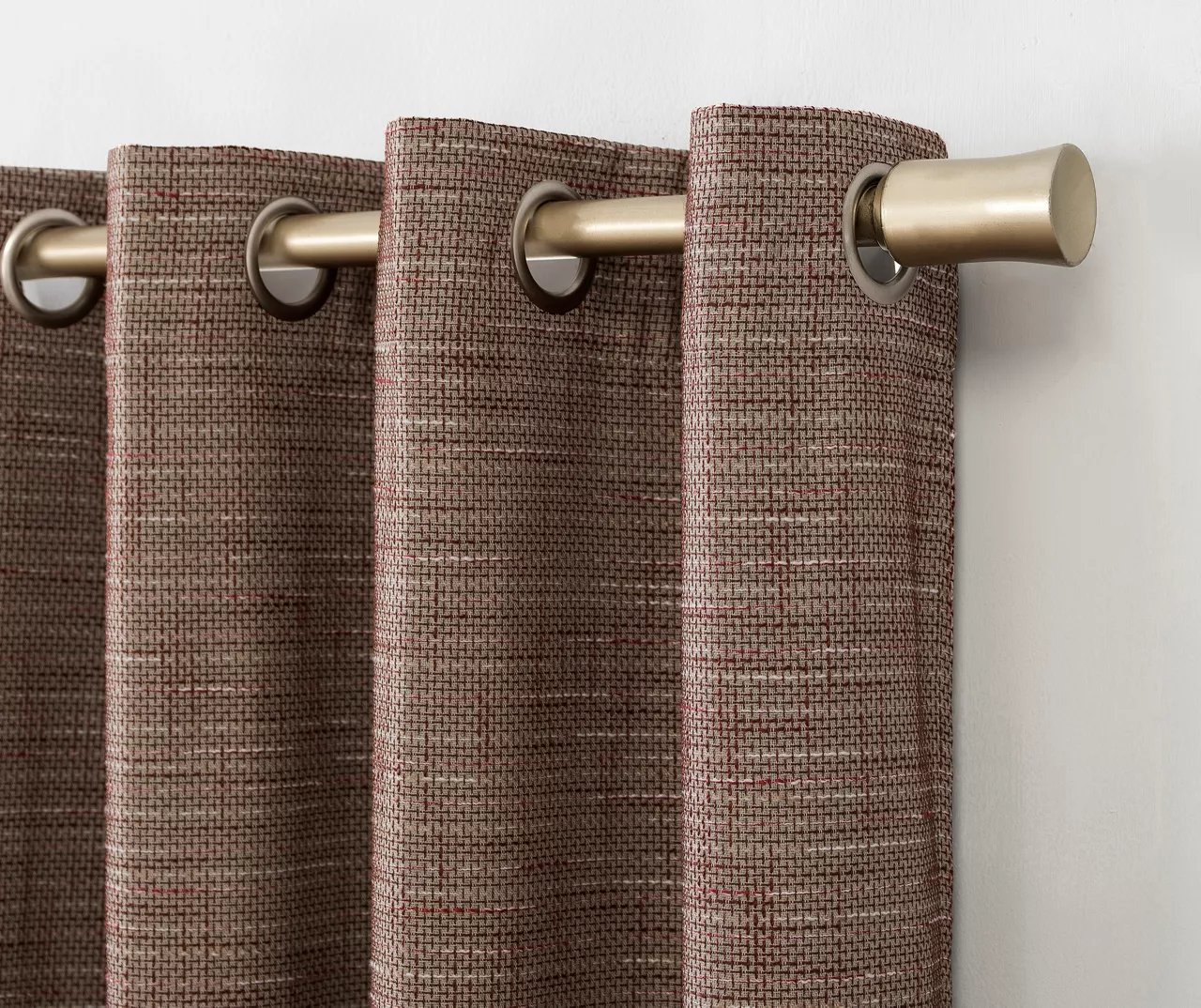 Wilbon Russet Linen Blackout Curtain Panel, (84") 5 Wilbon Russet Linen Blackout Curtain Panel, (84") - Image 3