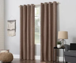 Wilbon Russet Linen Blackout Curtain Panel, (84") 15 Wilbon Russet Linen Blackout Curtain Panel, (84") -Home Store 810518492 4