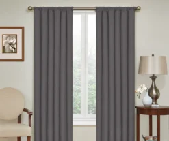 Eclipse Kendall Blackout Rod Pocket Curtain Panel -Home Store 810519452