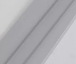 Curtain Fresh Light Gray Sheer Grommet Curtain Panel, (84") -Home Store 810519502 810519520 810519501 810519494 810519505 6