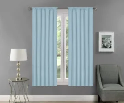 Eclipse Kendall Blackout Rod Pocket Curtain Panel -Home Store 810519513 810519512 810519511 810519510 1