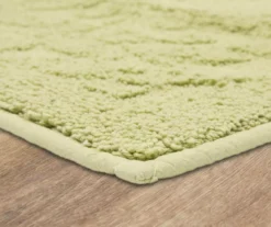 Mohawk Foliage Sage Embossed Floral Bath Rug -Home Store 810521213 2