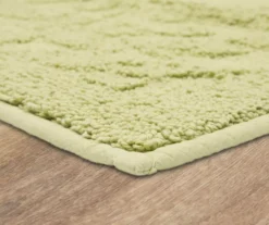 Mohawk Foliage Sage Embossed Floral Bath Rug -Home Store 810521215 2