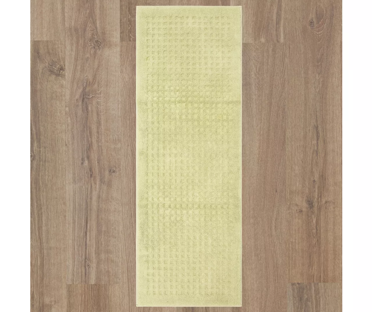Vista Sage Embossed Grid Bath Rug, (2' 2" X 6') 3 Vista Sage Embossed Grid Bath Rug, (2' 2" X 6')