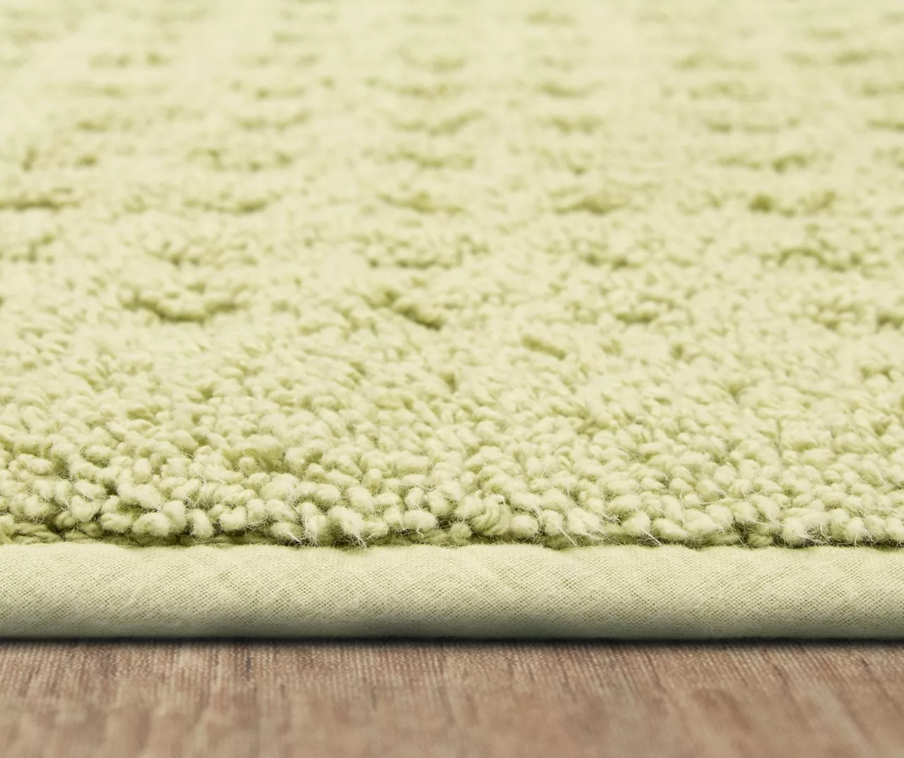 Vista Sage Embossed Grid Bath Rug, (2' 2" X 6') 7 Vista Sage Embossed Grid Bath Rug, (2' 2" X 6') - Image 5