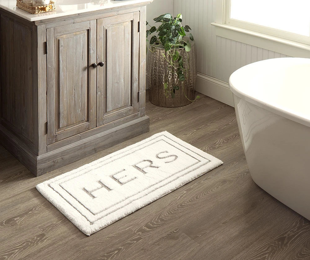 "Hers" Flint Knitted Bath Rug, (34" X 20") 4 "Hers" Flint Knitted Bath Rug, (34" X 20") - Image 2