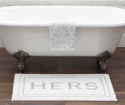 "Hers" Flint Knitted Bath Rug, (40" X 24") 5 "Hers" Flint Knitted Bath Rug, (40" X 24") -Home Store 810521478 1