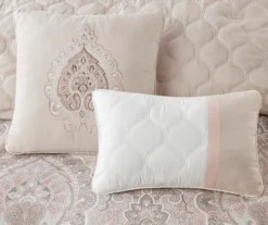 Stacie Blush Queen 8-Piece Comforter Set -Home Store 810523119 810523121 8