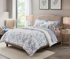 Leisha Blue Full 8-Piece Reversible Comforter Set -Home Store 810523128 810523131 810523129 810523130 2