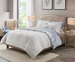 Leisha Blue Full 8-Piece Reversible Comforter Set -Home Store 810523128 810523131 810523129 810523130 3