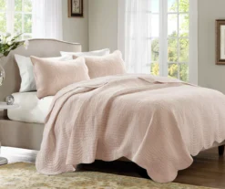 Genoa Scalloped Coverlet Set -Home Store 810523153 810523157 2