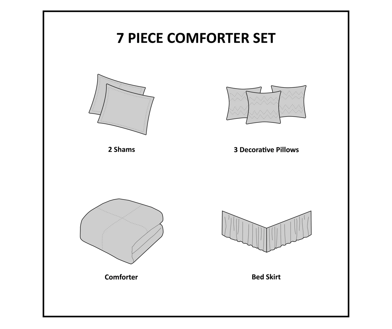 Piedmont Blush Tufted Full 7-Piece Comforter Set 14 Piedmont Blush Tufted Full 7-Piece Comforter Set - Image 12