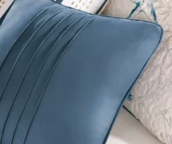 Rockaway Blue Reversible Coverlet Set -Home Store 810523177 810523178 810523179 5