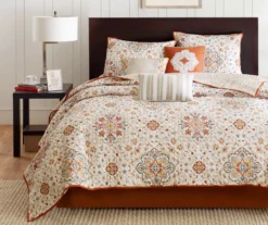 Neda Ivory Reversible Coverlet Set -Home Store 810523183 810523184 1