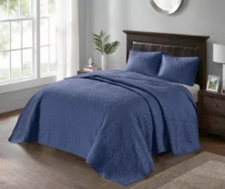 Vancouver Navy Full 3-Piece Bedspread Set -Home Store 810523210 810523240 810523250 810523255 3 1