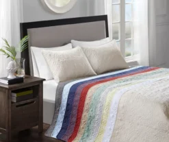 Vancouver Navy Queen 3-Piece Bedspread Set -Home Store 810523210 810523240 810523250 810523255 8