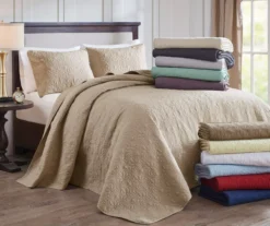 Vancouver Navy Queen 3-Piece Bedspread Set -Home Store 810523210 810523240 810523250 810523255 9