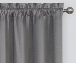 Eclipse Charcoal Canova Room Darkening Thermal Valance -Home Store 810525404 3