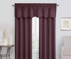 Eclipse Plum Canova Room Darkening Thermal Valance