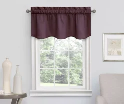 Eclipse Plum Canova Room Darkening Thermal Valance -Home Store 810525424 3