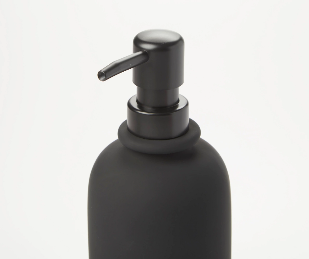 Matte Black Rubberized Lotion Pump 4 Matte Black Rubberized Lotion Pump - Image 2