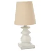White Spindle Table Lamp With Bulb 1 White Spindle Table Lamp With Bulb -Home Store 810535792